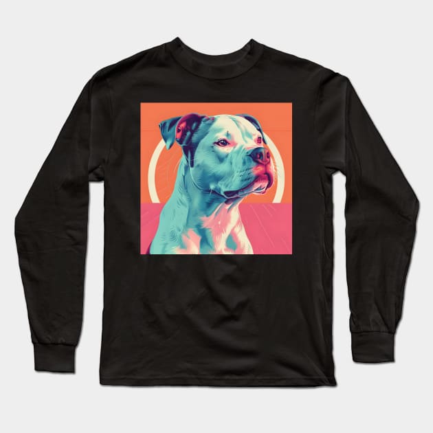 American Water Spaniel in 70's Long Sleeve T-Shirt by NatashaCuteShop